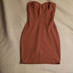 Strapless dress